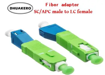 безплатна доставка AB43C SC/APC от мъжете към КТ женски 5 бр. режим SM оптичен съединител от фланцов адаптер конектор