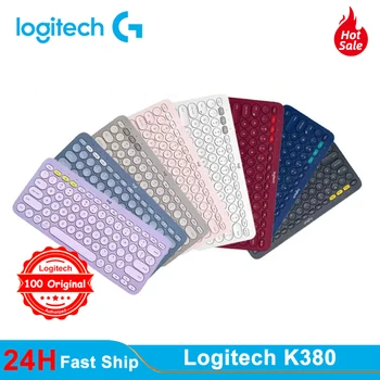 Богат на функции за безжична клавиатура Logitech K380 Bluetooth linemate многоцветен Windows, macOS Android, IOS Chrome OS универсална