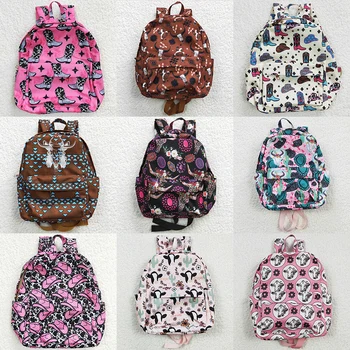Бутиков раници за малки момичета, модерен детска раница в западен стил, чанта за майките, чанти за момичета с цип, висококачествена чанта за памперси