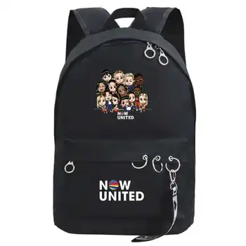 Висококачествени Раници Now United за момчета и момичета, училищна чанта Mochila, Училищен раница за учениците, Раница за лаптоп за тийнейджъри, Мъжки Пътна Чанта