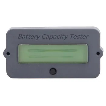 Волтметър на батерията Лесен диапазон на напрежението 8-120 Индикатор капацитет на батерията за дома