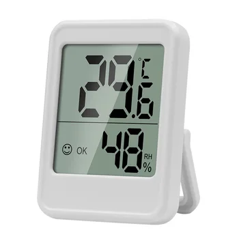 Голям Размер на LCD дигитален термометър, влагомер за Измерване влажността в помещението, сензор за влажност на въздуха, метеорологичната станция