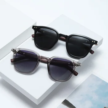 Горещи слънчеви очила за жени на популярната марка, дизайнерски слънчеви очила в летен стил ретро стил за мъже