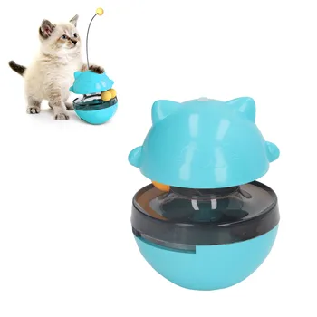 Диспенсер за котешки лакомства Интересна играчка за котешки лакомства, с гладка повърхност от ABS-пластмаса и КОМПЮТРИ, Здрави играчки за котки