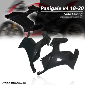 За Ducati PANIGALEV4 2018 2019 2020 въглеродни влакна Цветен Страничния Обтекател Аксесоари за Мотоциклети Комплект Обтекател, ABS