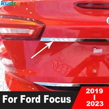 За Ford Focus 2019 2020 2021 2022 2023 седан Стомана покритие на задния капак на багажника на колата Формоване на задната врата на външни аксесоари