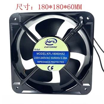 За KFL18060HA2 AC220V 0.28 A fan охлаждане Малък индустриален вентилатор