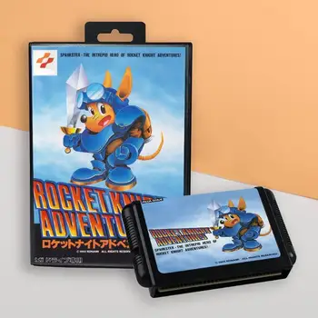 за Rocket Knight Приключения Япония корица на 16-битов ретро игра касета за конзоли за игри Sega Genesis Megadrive