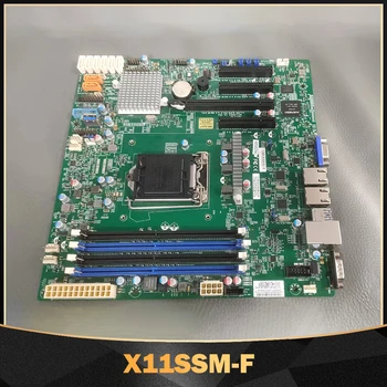 За сървърна дънна платка Supermicro X11SSM-F E3-1200 v6/v5 7th/6th Gen. Core i3 Series 8 SATA3 (6 Gb/s) IPMI 2.0 LGA1151