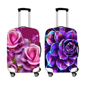 Защитен калъф за багаж с цветен модел за 19-32 инча, калъф за багаж, аксесоари за пътуване, защитен калъф за куфара от еластичен плат