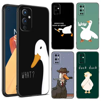 Игри Калъф за телефон Duck Goose За OnePlus 7T 8 9 10 11 ACE Pro 8T 9RT 10T 10R Nord 2 CE2 Lite N10 в n100 N20 N200 5G TPU Черен Калъф
