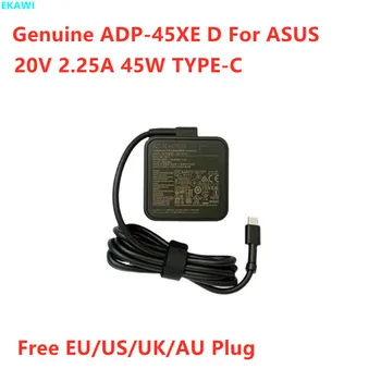 Истински ADP-45XE D 20V 2.25 A 45W TYPE-C USB Адаптер За Зарядно Устройство За лаптоп ASUS ROG