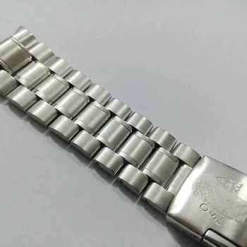 Каишки за часовници от неръждаема стомана 20-22 мм, мъжки аксесоари за часовници Omega Seamaster, каишка за часовник с пет мъниста, гривни