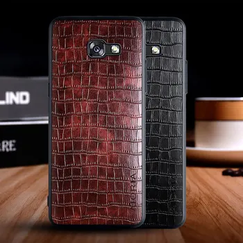 Калъф за Samsung galaxy A5 2017 A520 funda от луксозни крокодилска кожа с модел мека TPU твърд калъф за мобилен телефон samsung a5 case capa