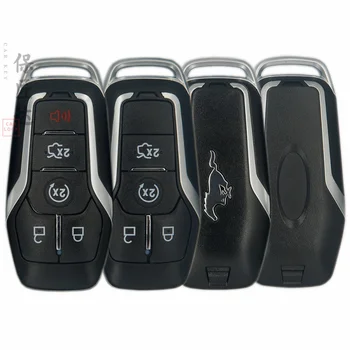 Калъф за автомобилни ключове BaoJiangDd, годни за Ford MUSTANG и Edge Explorer Fusion Ecosport, калъф за автомобилни ключове с нож