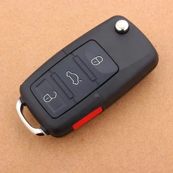 Калъф за дистанционно управление на VW key 3 + 1 Passat авто сгъваем калъф за дистанционно управление