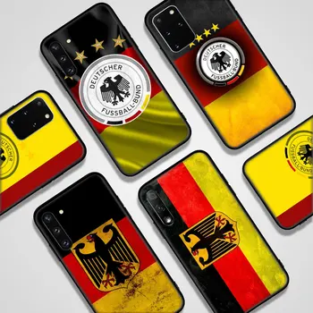 Калъф за мобилен телефон Samsung A52 A52S A70 A71 A73 A13 A04S в а23 A20 A30 A72 A22 S21 S22 4G 5G Моден Мек калъф от TPU с флага на Германия