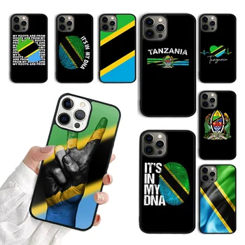 Калъф за мобилен телефон с Флага на Танзания За iPhone 11 12 13 14 Pro Max Cover Mini За iPhone X XS Max XR 5 6 7 8 Plus на Корпуса