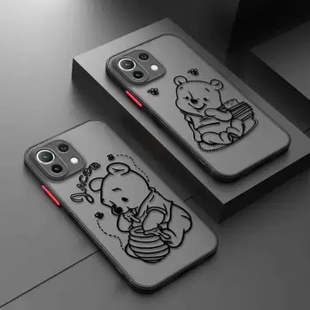 Калъф за телефон Xiaomi Poco X3 NFC M3 M5 M5s F3 Pro 13 12 12X12T 11 11T 9T 10T Lite Note 10 С Твърдо Покритие Winnie The Pooh Hungy