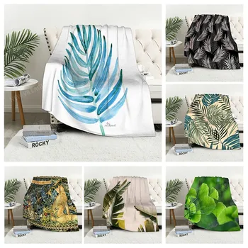 Карирани диван за одеяла до коленете, топло зимно покривки за легла, декоративни бохо, топло руно, скандинавски модерна мека и волосатое растение