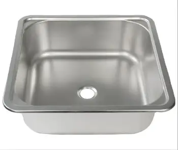 Квадратна кухненска мивка от неръждаема стомана GR- 550 380*380*126 мм