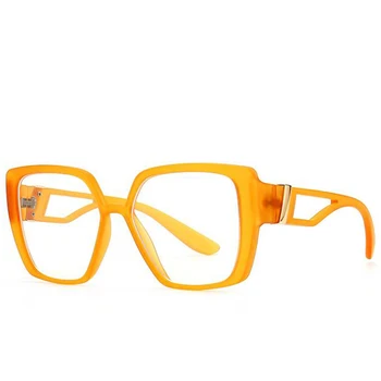Класически тенденция очила със синя светлина, дамски маркови дизайнерски модерни очила с квадратни рамки, Мъжки оптични компютърни очила