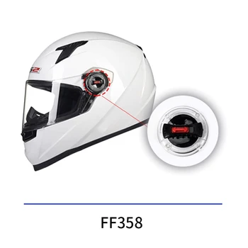Козирка мотоциклетни каски, дясното и лявото планина, фиксирующее основа, преминете завоя за FF370/358