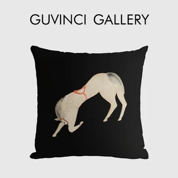 Колекция на художника Sanyu от галерията GUVINCI, калъфка в ретро стил, новата китайска френската декоративна калъфка за дивана в хола