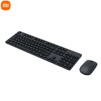 Комплект безжична клавиатура и мишка Xiaomi 104 клавишите на клавиатурата 2,4 Ghz USB-приемник мишката за Windows PC 10