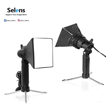 Комплекти осветление Selens Mini Photography Softbox, професионална система за непрекъснато осветление за фотостудий, комплекти, аксесоари за фотография