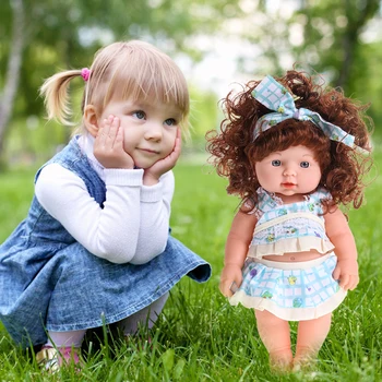 Кукла-Реборн от мек винил силикон, реалистични говорещ играчка за бебе