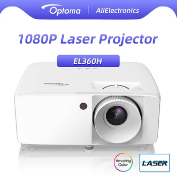 Лазерен проектор Optoma EL360H Blu-ray 3D домашно кино 1080P FULL HD, който е съвместим с видеопроектором 4K HDR, кино