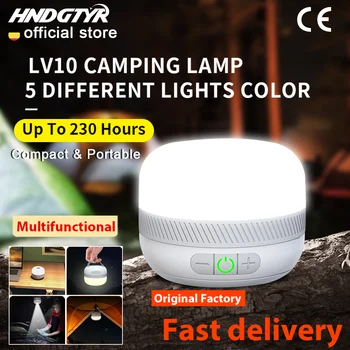 Лампа за къмпинг на открито с магнитен led фенерче, USB Акумулаторен блок хранене, оборудване за трекинг, уличен фенер за палатка, инструмент