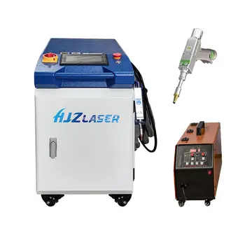 Лесен за употреба ръчен лазерен заваръчни машини HJZ, преносима машина за лазерно заваряване, точков лазерен заварчик 1000 W 1500 W 2000 W