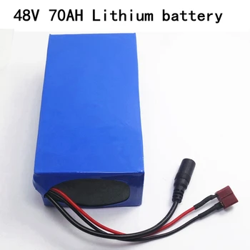 Литиево-йонна батерия 48V 70Ah, литиево-йонна батерия 48V за электромобиля, мотор, скутер, колички за голф със зарядно устройство 2A