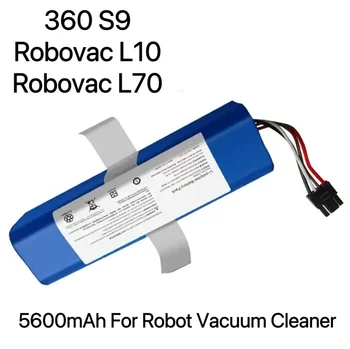 Литиево-йонна батерия с капацитет от 5600 mah за робот-прахосмукачка 360 S9, Аксесоари, резервни части, кабел за зареждане на батерията