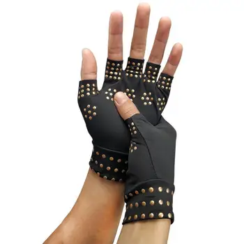 Магнитни ръкавици за жени с артрит, Компресиране подкрепа, Лечение на налягането в ставите, ръкавици без пръсти, превръзка, ръкавица в ставите, облекчаване на болката