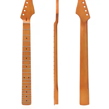 [Матово-жълт ST] Лешояд електрически китари 22-ри клас, дръжка от канадски клен за ST