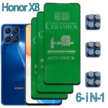 Меки Керамични Филм За Huawei Honor X8 Screen Protector HonorX8 Защита на Камерата Xonor X8 X 8 Смартфон 9HD Защитно Фолио Смартфон Honor X8 2022 Не Стъклена