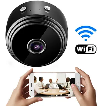 Мини IP камери за видеонаблюдение 1080pHD, камера за нощно виждане, безжична микро-гласова видеорекордер, Камера Anti-Thef за Android и Apple