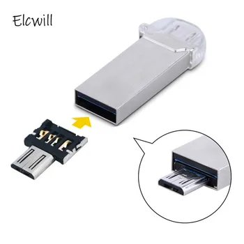 Многофункционален адаптер USB to Micro USB OTG Card Reader за конвертиране на телефони с Android на таблети