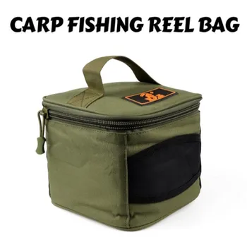 Многофункционална преносима чанта за риболовни принадлежности от плат Оксфорд, чанта за риболовната макара, водоустойчива чанта за примамки и облекло, чанта за съхранение, чанти Оксфорд
