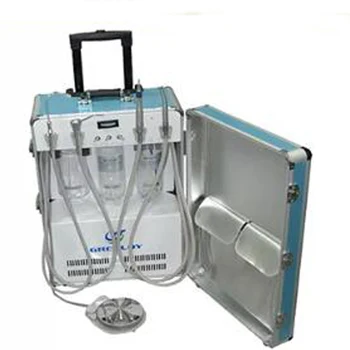 Мобилна Преносима стоматологична инсталиране на Преносима стоматологична инсталиране на Greeloy GU-P204 с 3-гореща спринцовка