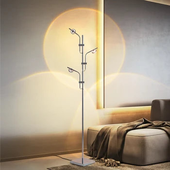 Модерен led лампиона INS Снимка Фон е в скандинавски стил, художествена проекция на Японски ночники за декорация на спалнята