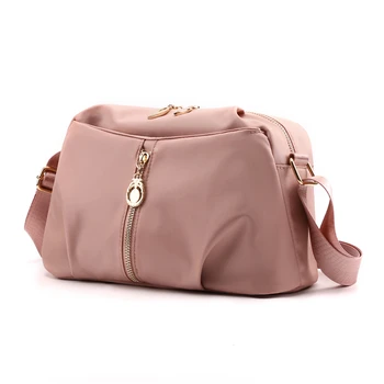 Модерен дамски найлонова чанта на рамото, висококачествени дамски чанти-незабавни посланици, нови дизайнерски водоустойчива чанта през рамо за жени, малки мрежи