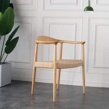 Модерен дизайн, офис стол от дърво, изчистен порцеланов стол за спални, модерни скандинавските мебелите за дневна
