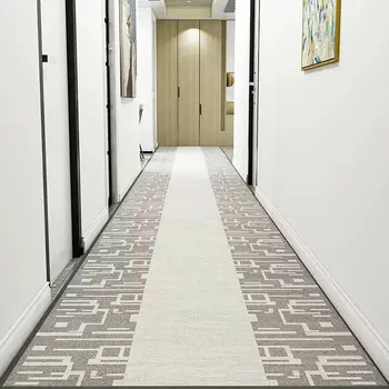 Модерен домакински дълъг пиколо, килим, пътека за преминаване по стълбите, хотелски коридор, нескользящий дълъг килим, миещи се постелки за пода, адаптивни
