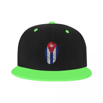 Модерна бейзболна шапка унисекс с пръстови отпечатъци в Куба, гордост на нацията, регулируем шапка на татко е в стил хип-хоп, дамски, мъжки, градинска