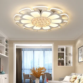 модерни led осветителни тела за спалнята декорация verlichting plafond лампа оставя светлина на тавана стъклен тавана лампа cube тавана лампа