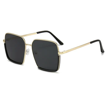 Модни Реколта квадратни слънчеви очила за жени и мъже, класически trend дизайн, шофиране, метална дограма, градиентные слънчеви очила, выпученные очите